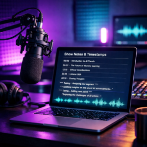 AI Podcast Show Notes Generator